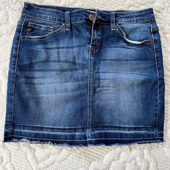 Rancan Denim Mini Skirt | Size 7/27 - Picture 2 of 5